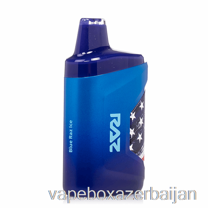 E-Juice Vape RAZ CA6000 6000 Disposable FREEDOM EDITION - Blue Raz Ice